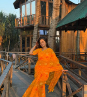 Halfsilk Saree With Blouse BS-9011